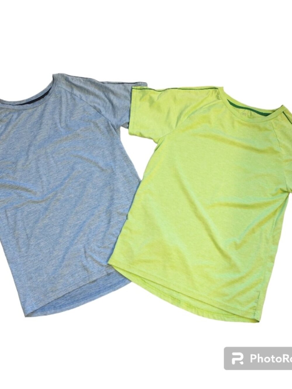 Boy's C9 by Champion Blue and Green Short Sleeve Shirt Bundle Large 12/14